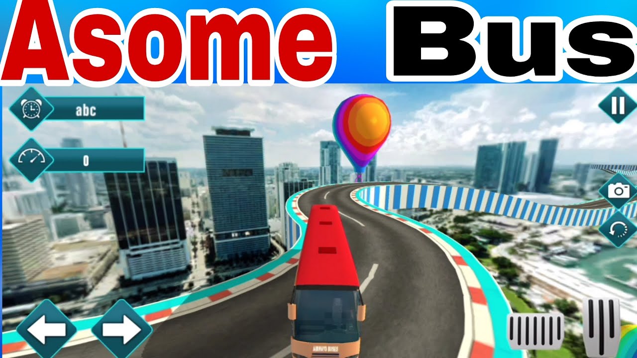 Drive the big bus on the impossible hill tracks and complete a crazy level in