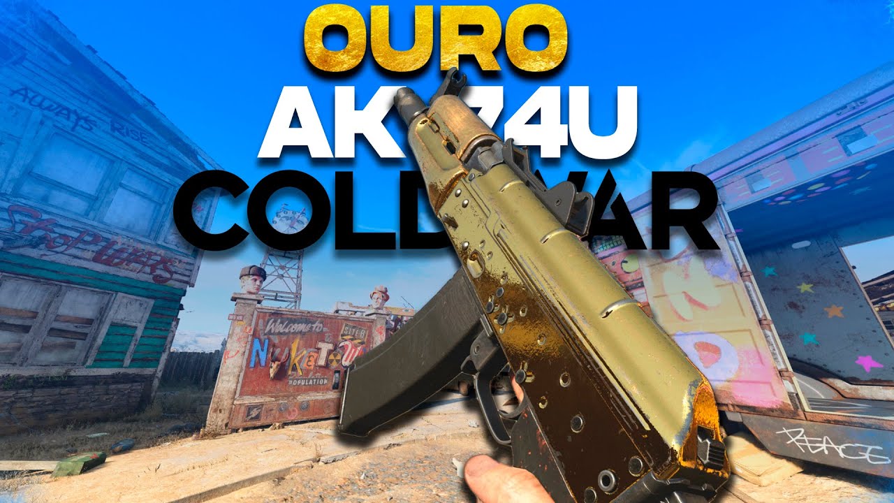 Pegando OURO na que já foi a MELHOR do Black Ops COLD WAR: AK74u!
