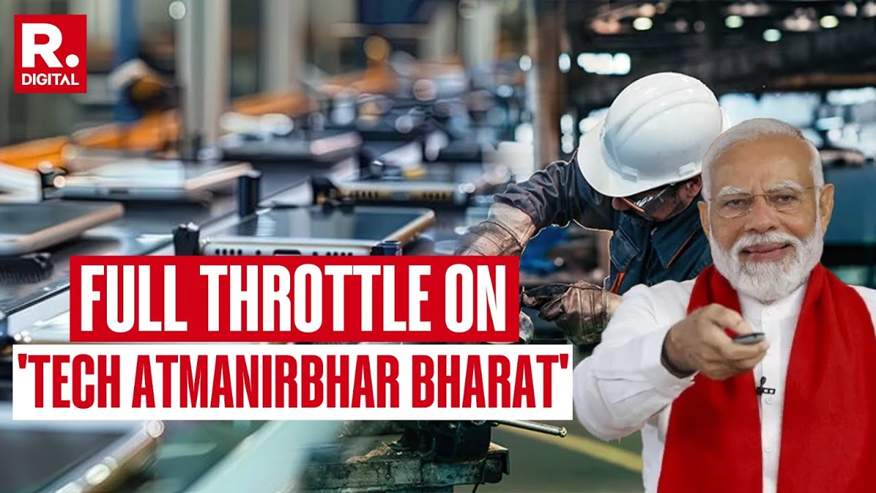 PM Modi Goes Full Throttle on 'Tech Atmanirbhar Bharat Amidst Trump Tariff Threats