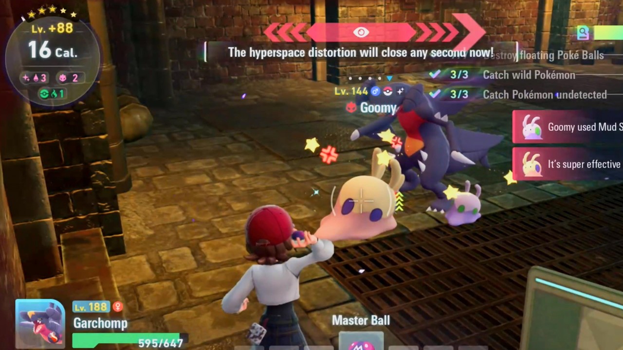 When time run out, shiny alpha appear instantly master ball (Random Moments) - Legends Z-A
