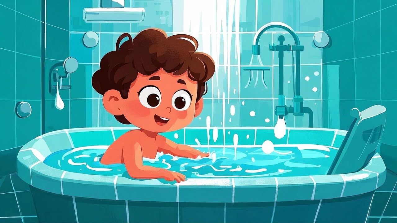 Bathtub Safety Bubbles! |  Never Alone! Water Safety Song for Kids