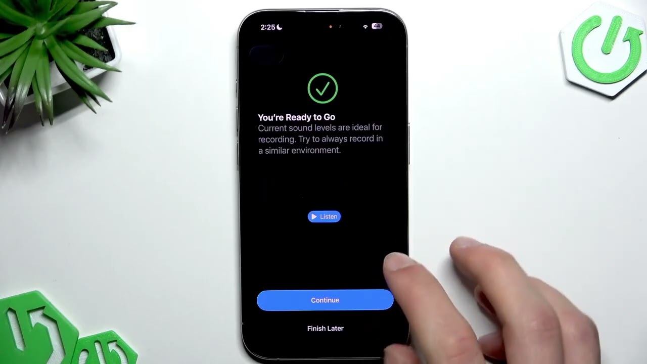APPLE iPhone 15 ProでPersonal Voiceを設定する方法
