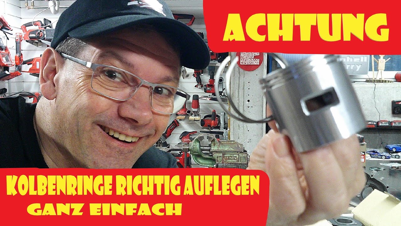Kolbenringe auflegen GANZ EINFACH ! @Ape Harry #piaggioape #Italobee