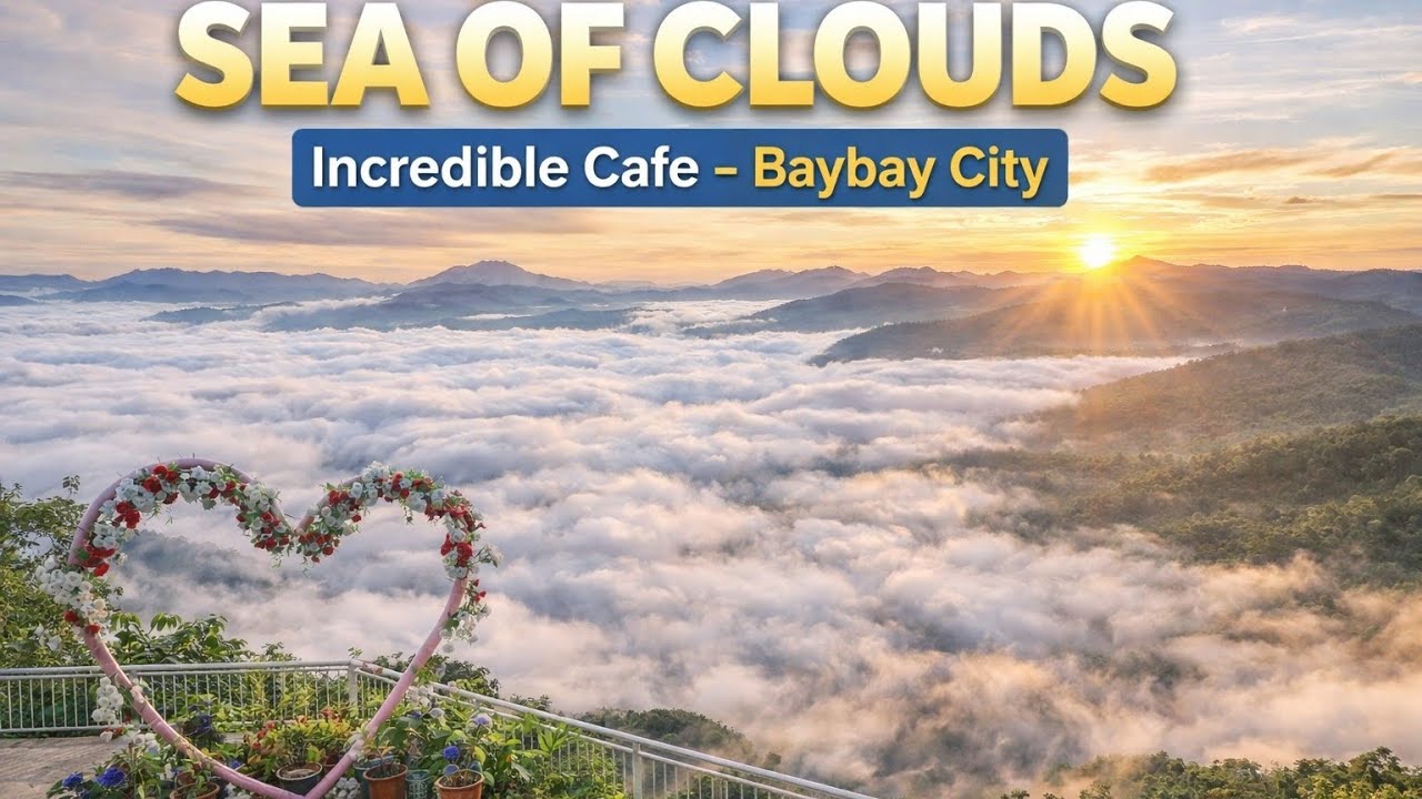 Sea of Clouds at Incredible Cafe | Hidden Viewpoint in Baybay City Leyte