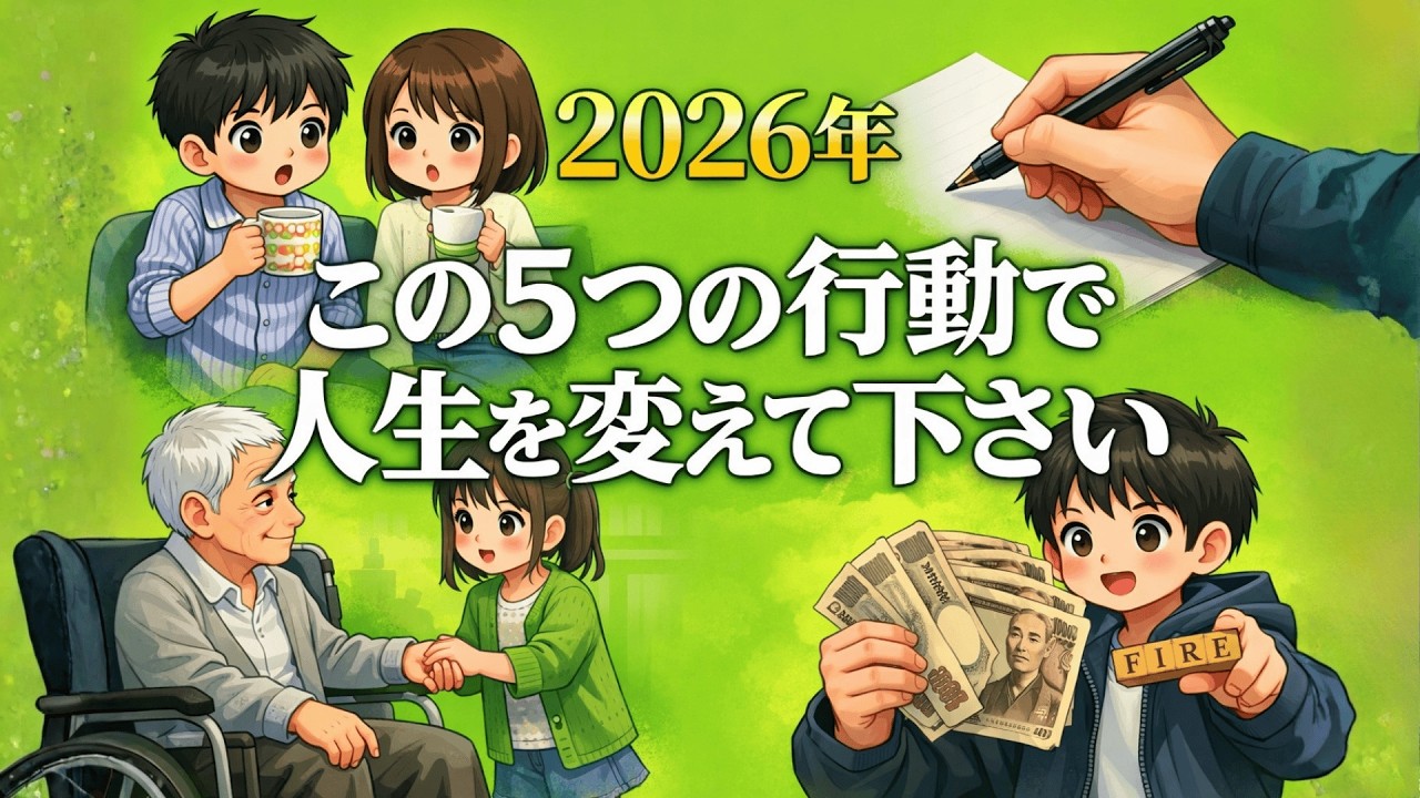 【手遅れになる前に】節約から始めるどん底脱出！人生を劇変させる5つの資産形成術| 大人のための経済チャンネル