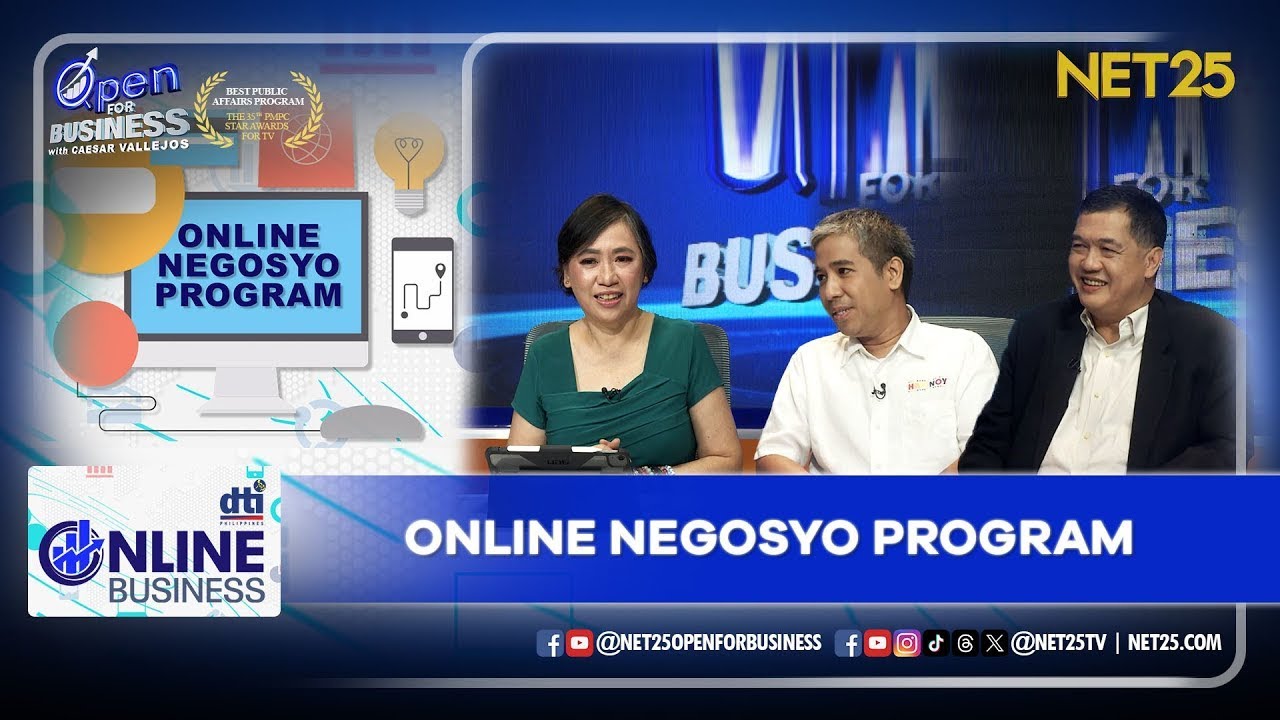 Open For Business | Online Negosyo Program