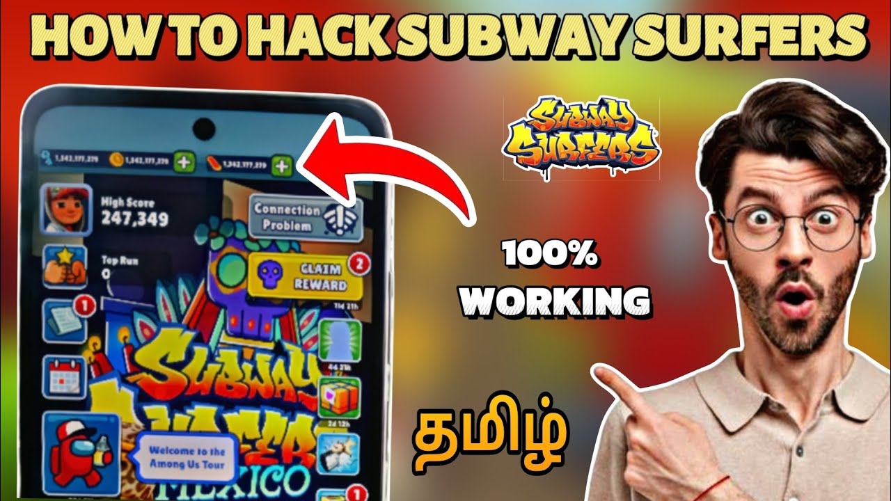 How to hack subway surfers unlimited money and keys || unlimited everything in Tamil ✅