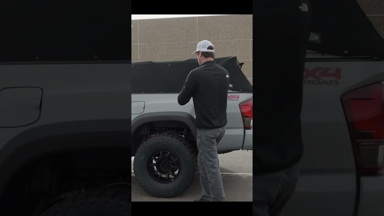 Unsnap. Flip back. Retract. 