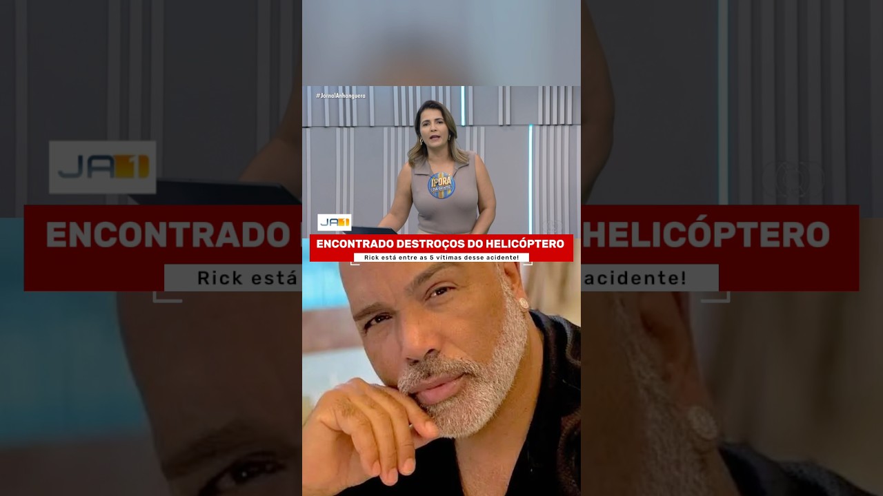 🚨 TRAG&Eacute;DIA | encontrados os destro&ccedil;os do helic&oacute;ptero com 5 vitimas entre eles Rick, o cantor!