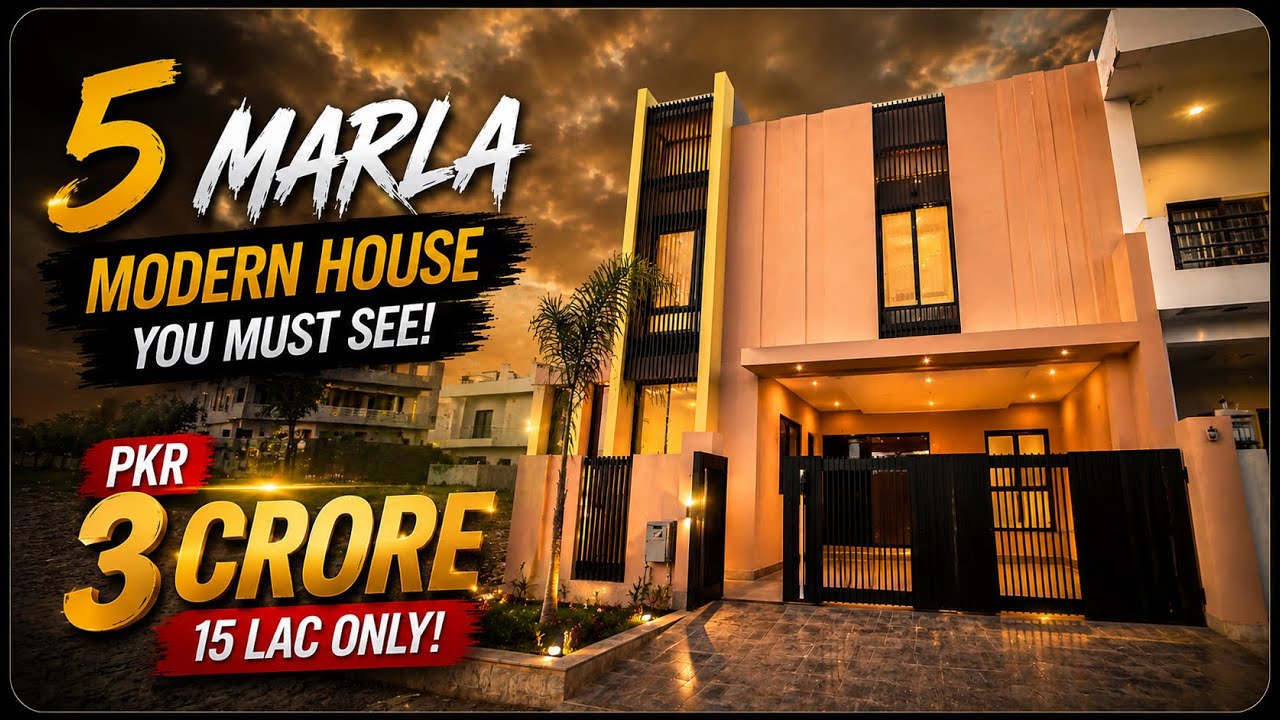 5 Marla Luxury House For Sale in Faisal Margalla City Islamabad | Margalla Hills View | 2026