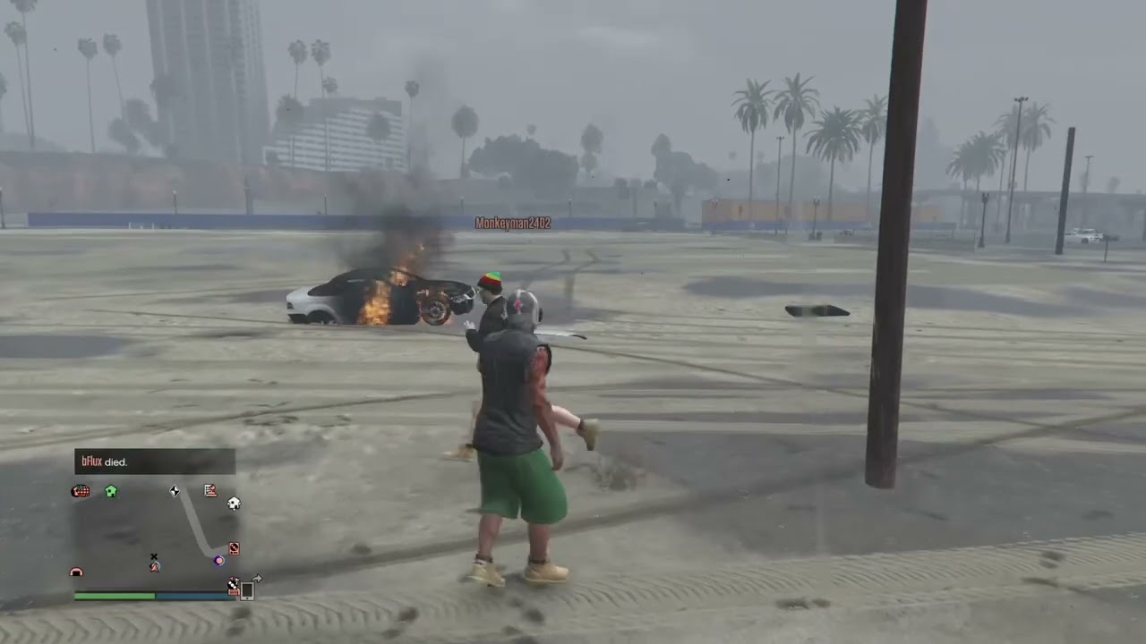 I think he got a knife (GTA Online)