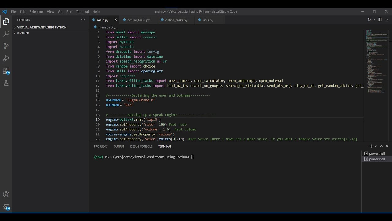 Demo of the Project titled 