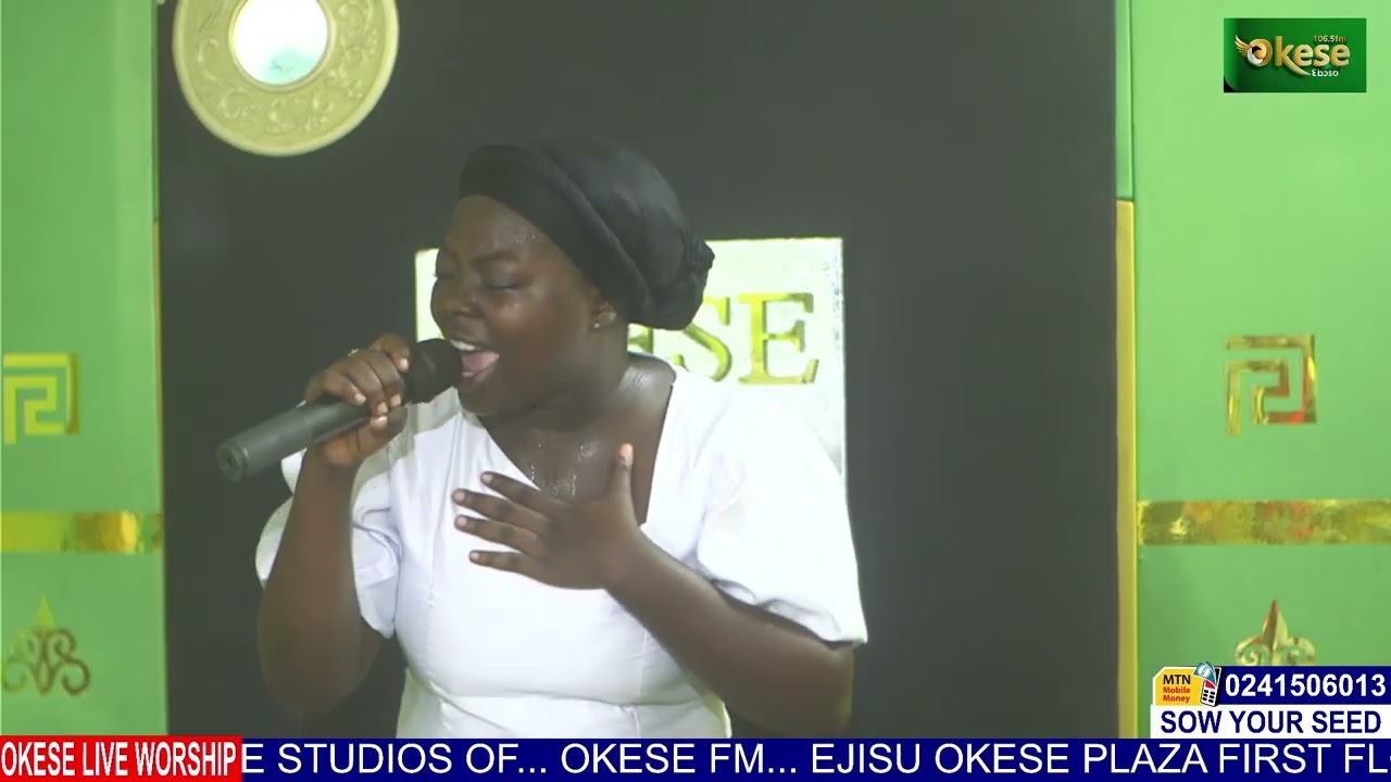 Official Holiness storm Okese FM with her powerful ministration, watch like subscribe and share 