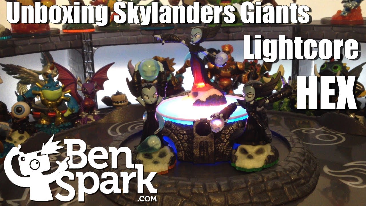 Unboxing Skylanders Giants Lightcore Hex