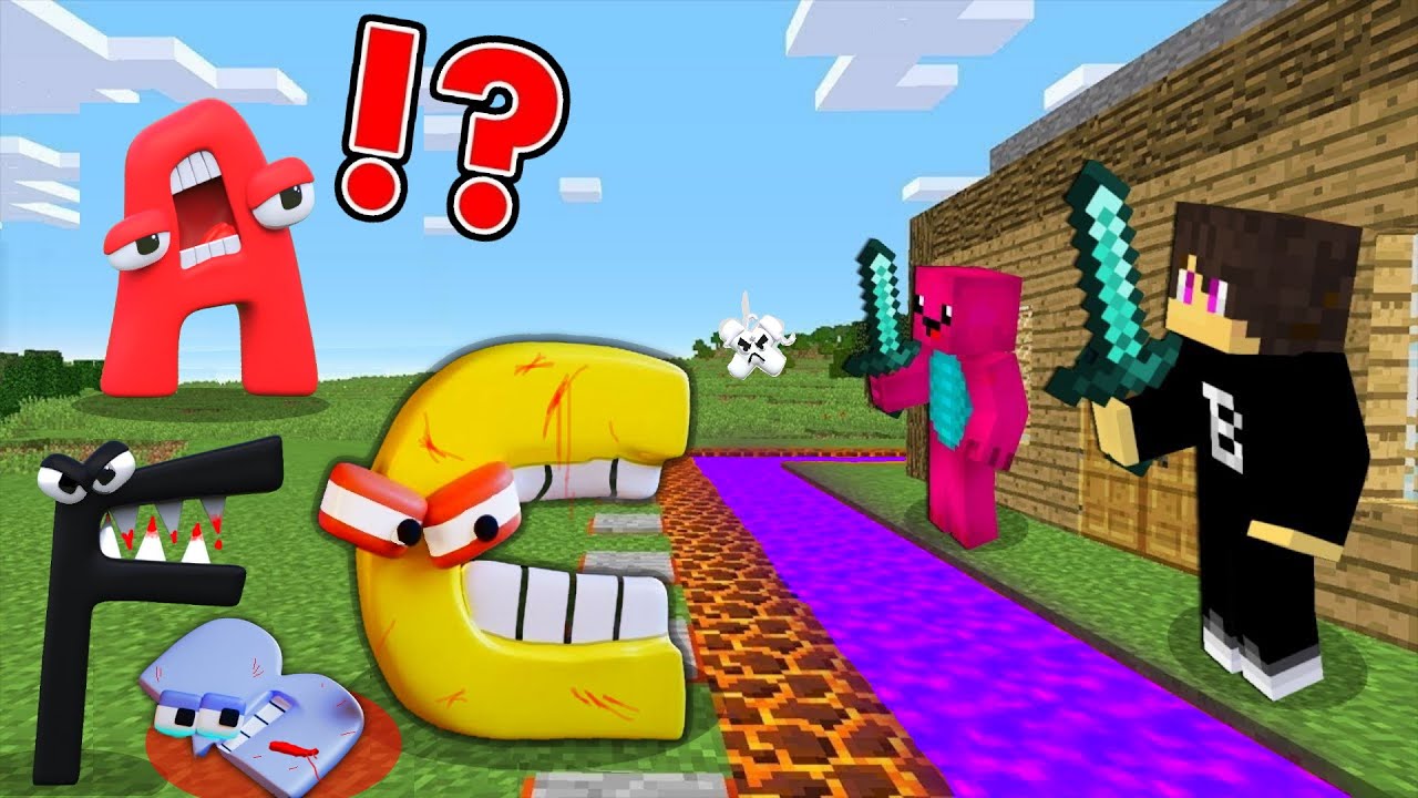 ALPHABET LORE vs LEGVÉDETTEBB TITKOS HÁZ! - Minecraft