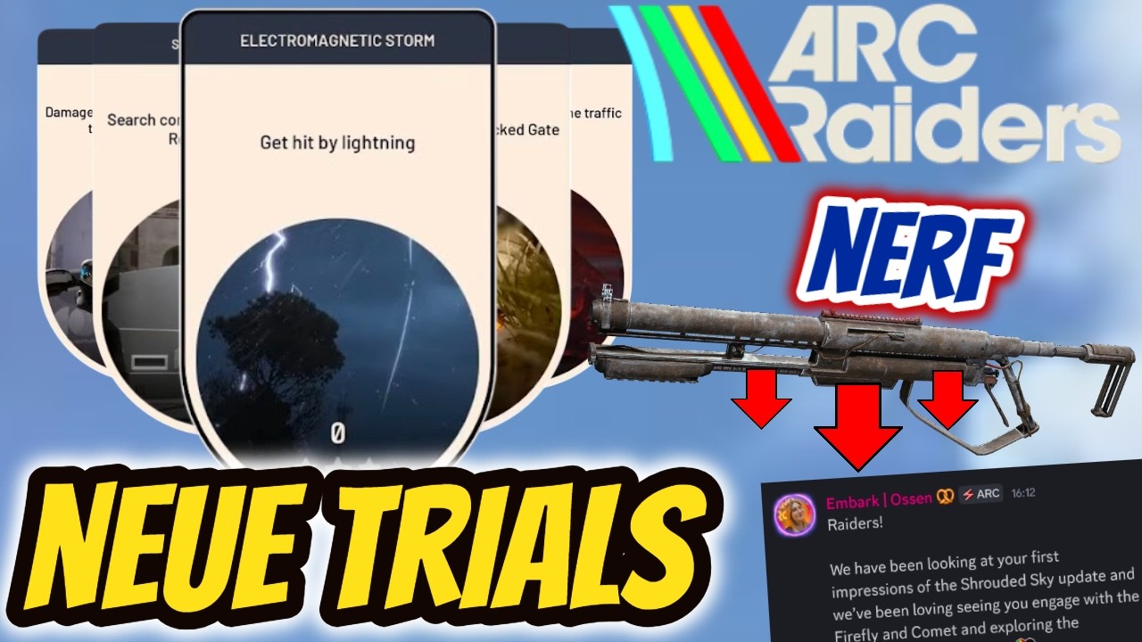 KOMPLETT Neue Trials, IL TORO NERF & Teaser zeigt NÄCHSTEN ARC?! / ARC Raiders News
