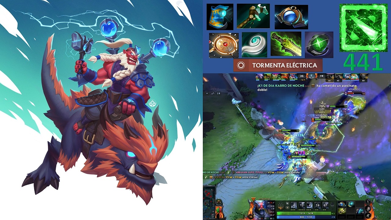 Disruptor Hard Support /DOTA 2/ Gameplay 441/ Mucho se confian los aliados 😭😓😠