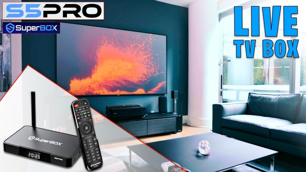NEW TV Media Box with Live Channels 2024 - S5 Pro SuperBOX
