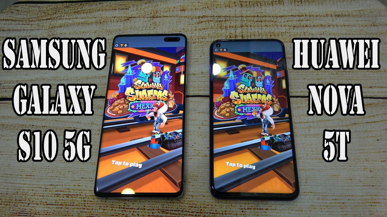 Samsung Galaxy S10 5G vs Huawei nova 5T | SpeedTest and Camera comparison
