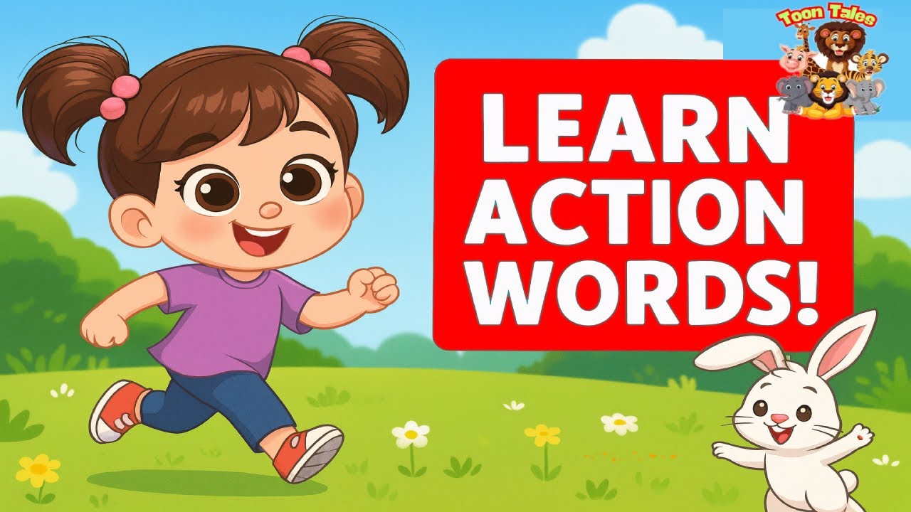 Learn Action Words with Music | Educational Song for Kids