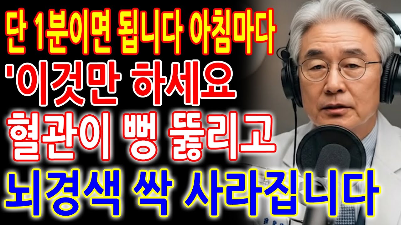 아침 이 습관만 바꿔도 뇌경색이 사라집니다! 20년 신경과 전문의가 밝히는 약 없이 혈관 회복법 - 시니어 필수 지식｜뇌혈관 살리는 아침의 기준