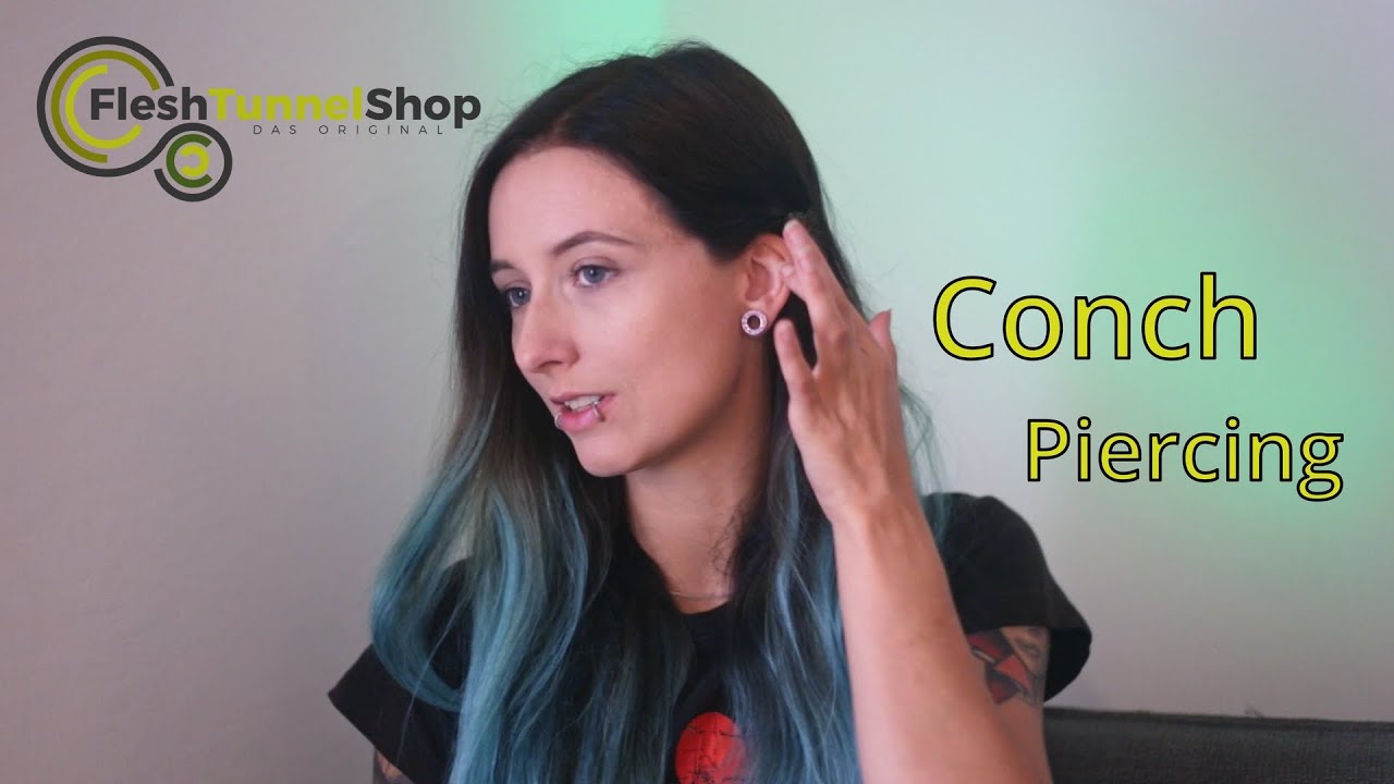 CONCH PIERCING STECHEN LASSEN | Kosten, Heilung, Schmerzen & Pflege + Conch Ohrpiercing Schmuck  👂 📌