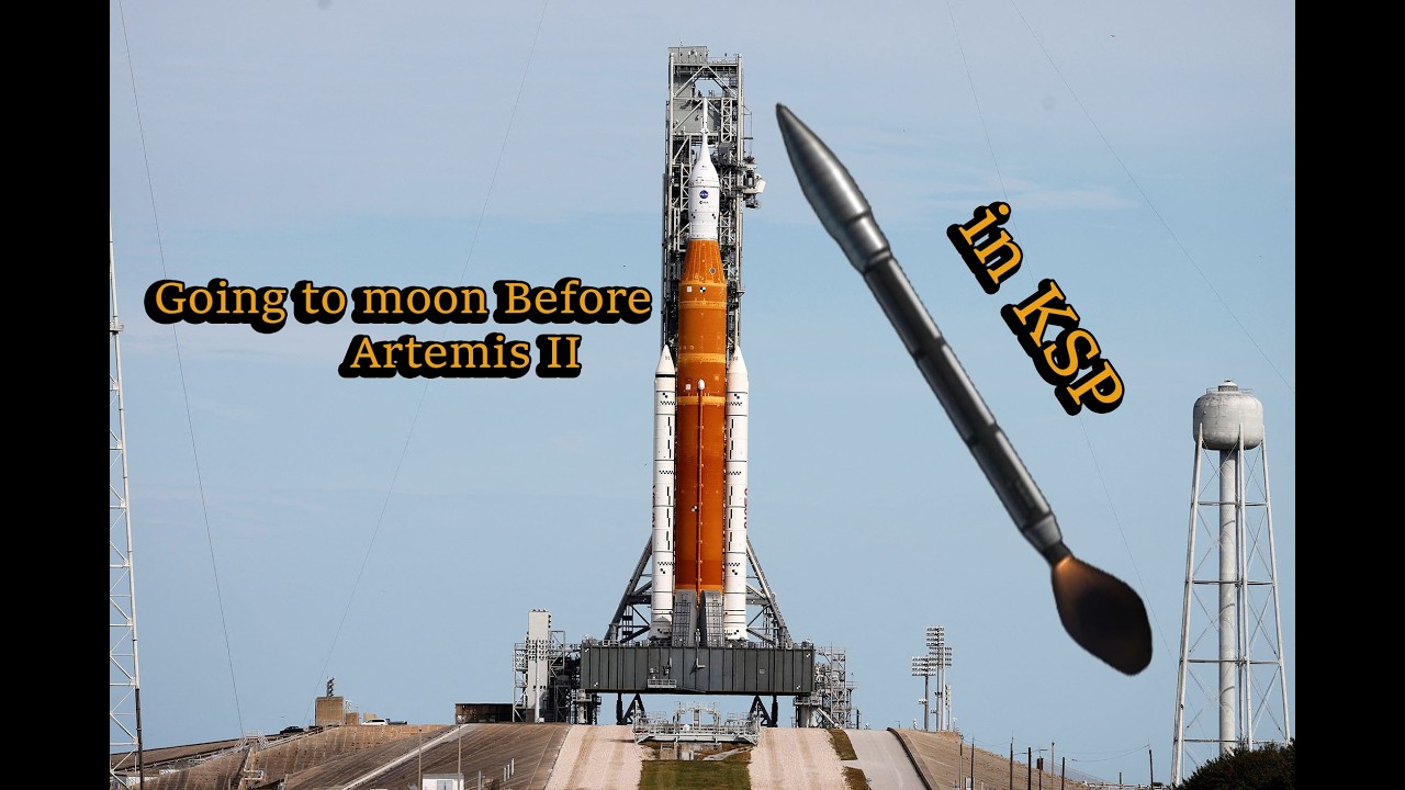 Going to the Moon in KSP before Artemis II