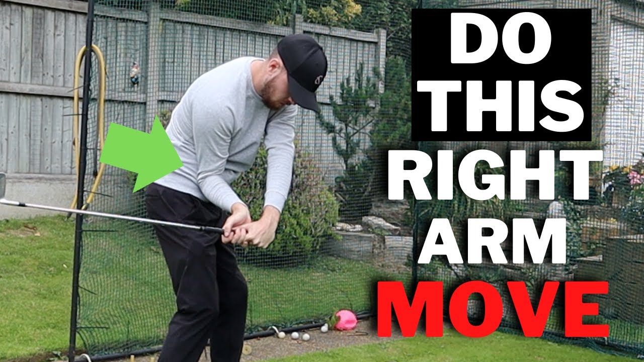 INSTANTLY Rotate Better In the Golf Downswing With This Right Arm Move