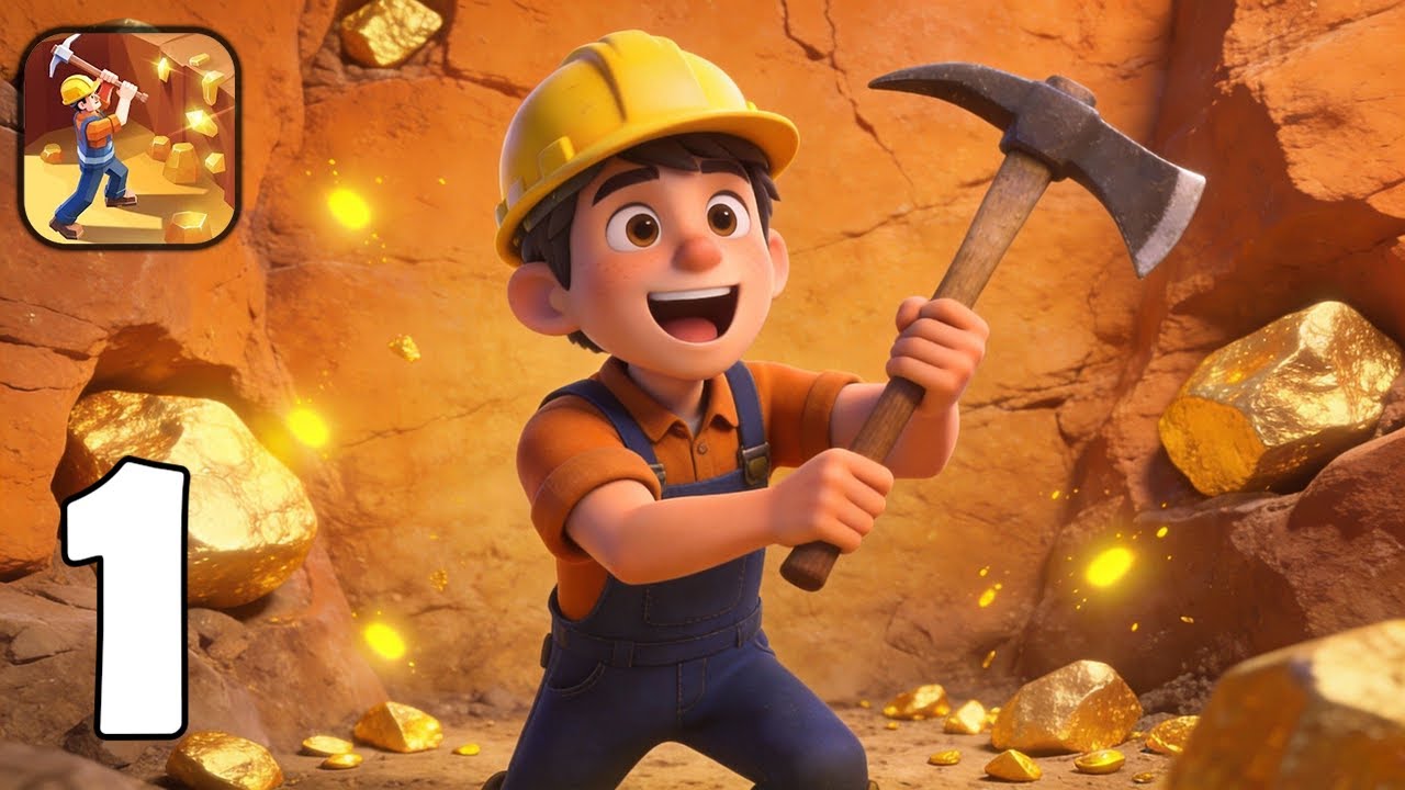 Miner GO! - Dig Deep & Collect Precious Minerals - Part 1 - Gameplay Walkthrough(iOS, Android)