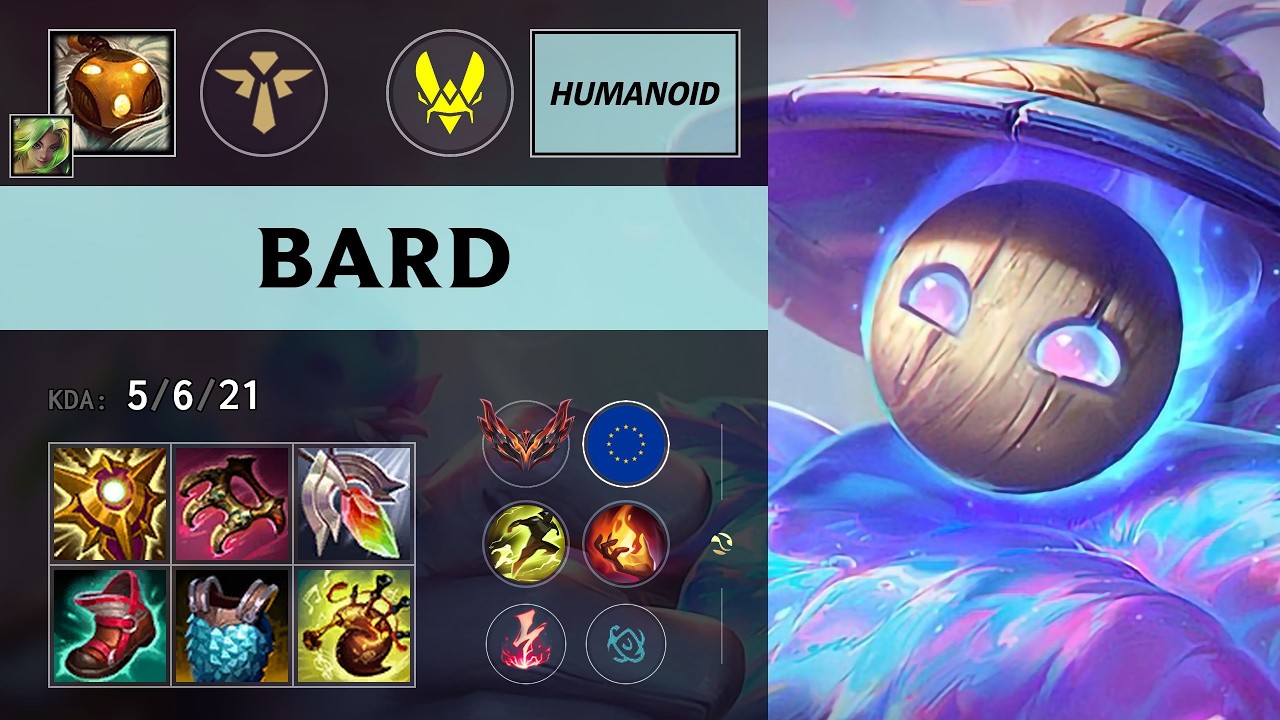(VIT Humanoid) Bard Support vs Nautilus (VIT Lyncas) - EUW Grandmaster Patch 26.14