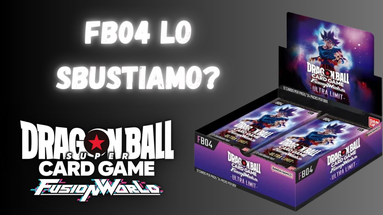 DRAGON BALL FB04 Fusion World Andiamo a spacchettarlo