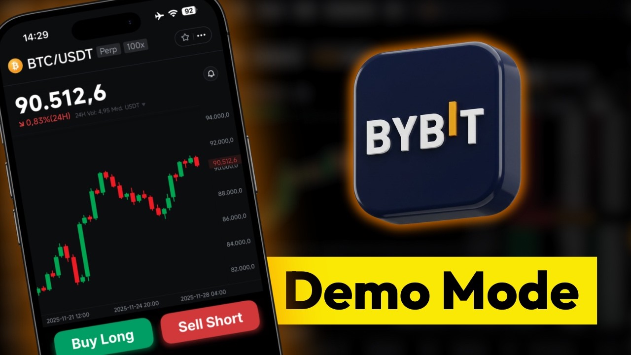 Bybit App Demo Trading Tutorial ✅ Futures Demo Account (Paper Trading)