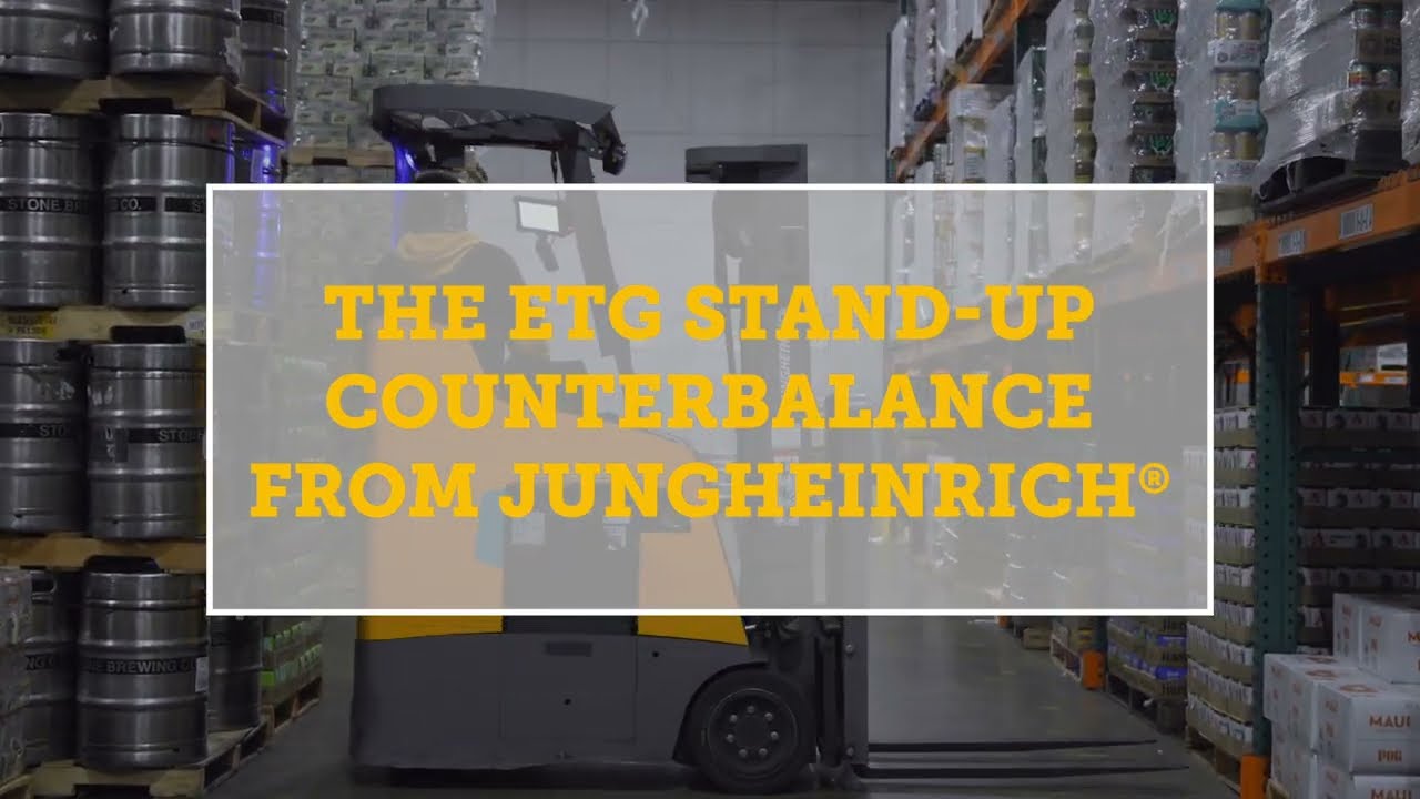 Standup Counterbalanced Lift Trucks - Improved Productivity: Jungheinrich&reg;