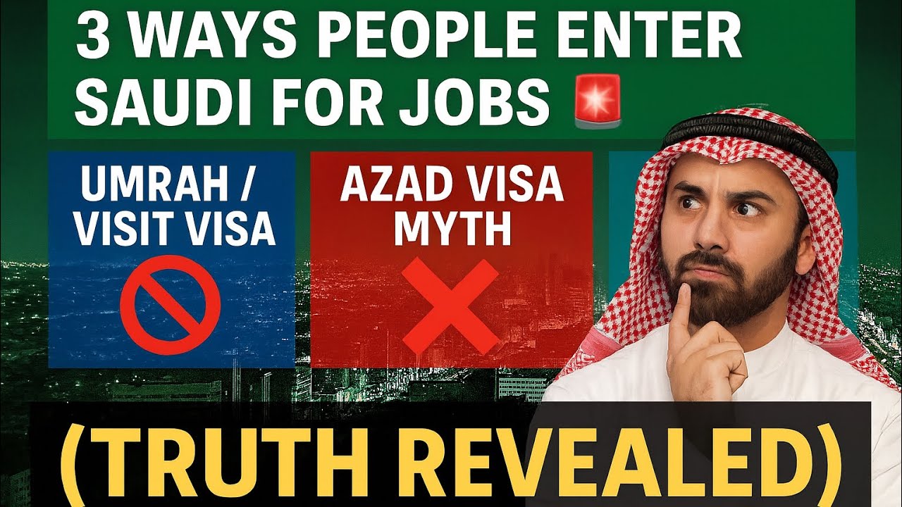 🇸🇦 Pathways to Explore Saudi Market & Hunt Jobs | Umrah Visa, Azad Visa & Reality