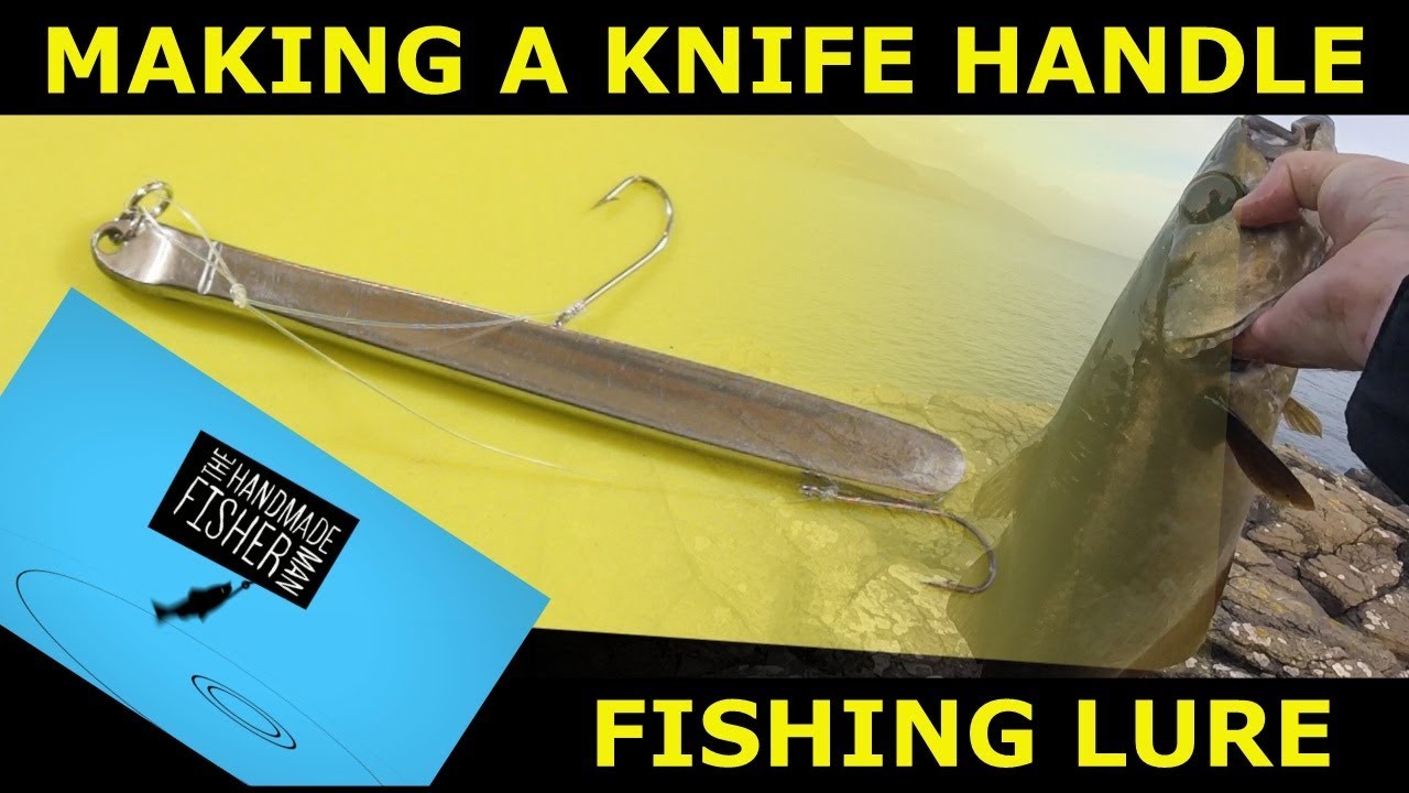 Making knife handle fishing lures or jigs
