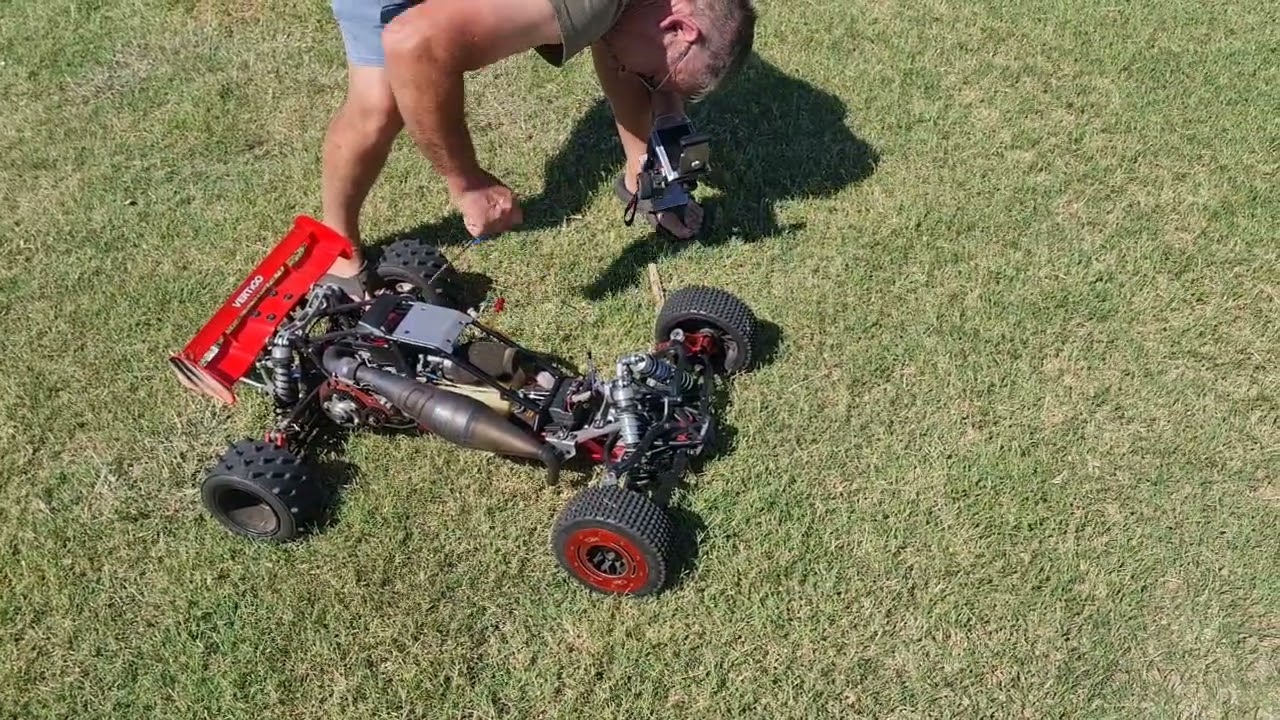 Rovan baja 45 higher comp billet  head test run, Taylor 