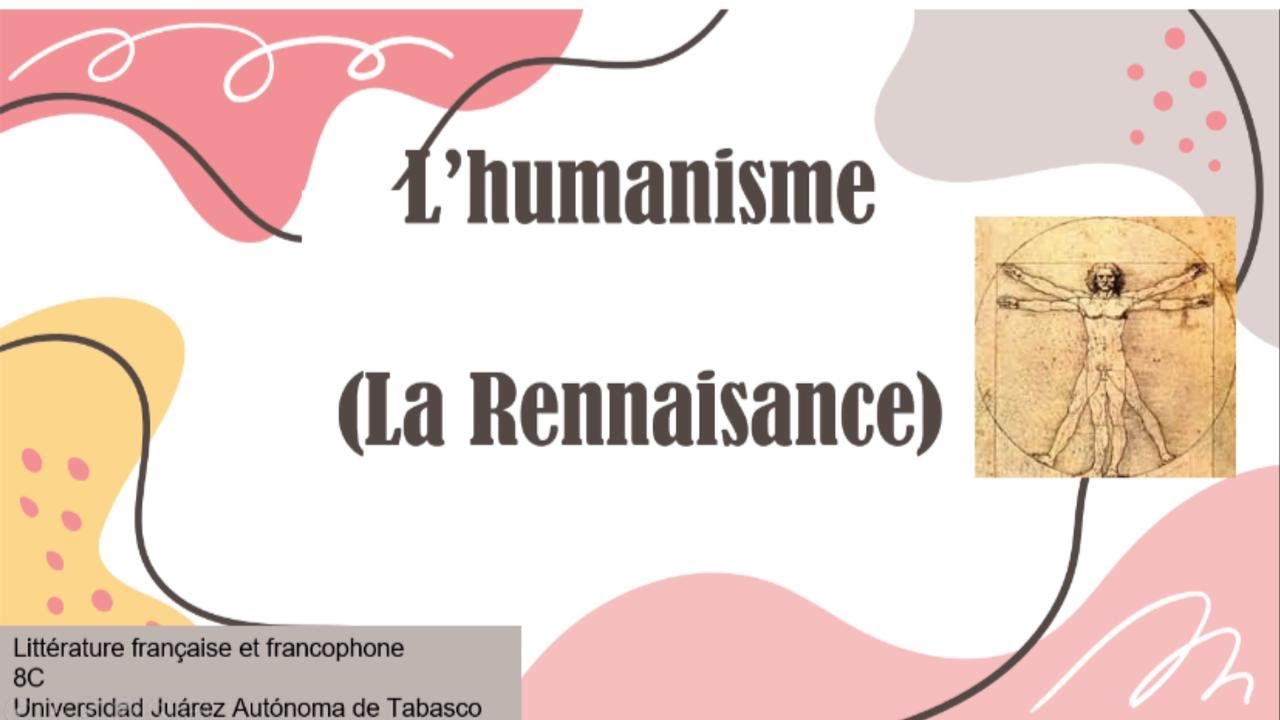 Exposé de courants - L'humanisme (La Rennaisance) ✨💬