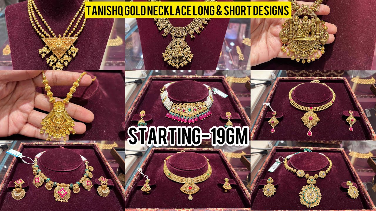 ✨ Tanishq Gold Necklace Designs with Price | Latest Bridal & Daily Wear Collection ✨