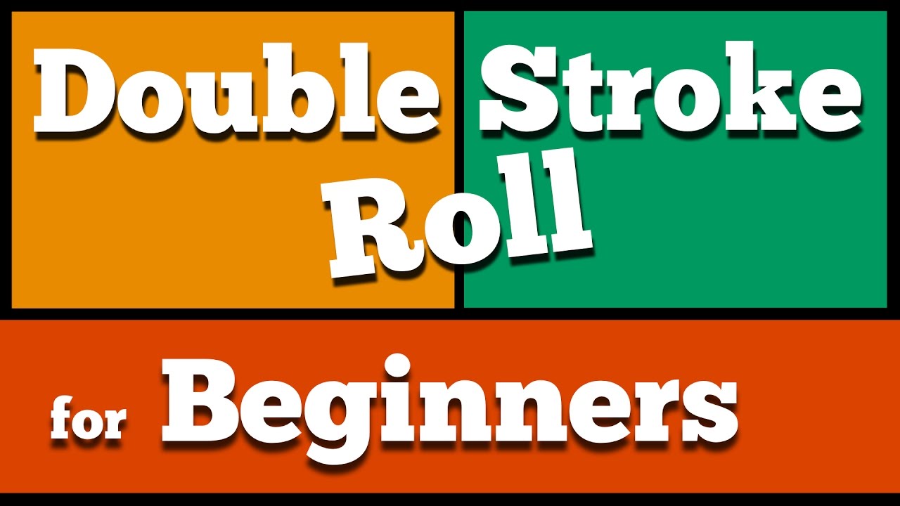 How To Play Double Stroke Roll for Beginners