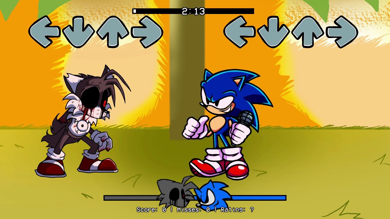 Friday Night Funkin: Sonic VS Sonic.ERR (but it's actually just Tails.EXE)