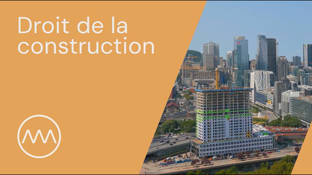 DE GRANDPRE CHAIT | Droit de la construction