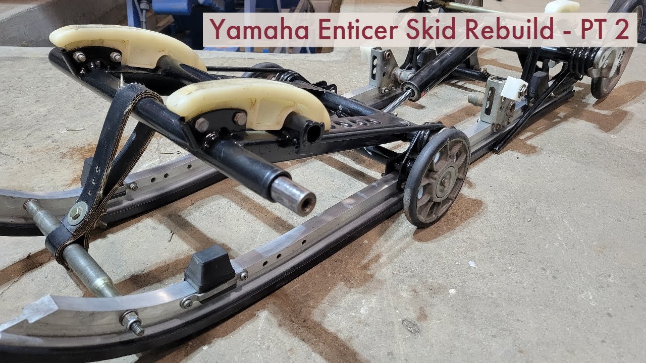 Ремонт защитной пластины двигателя Yamaha Enticer - Часть 2