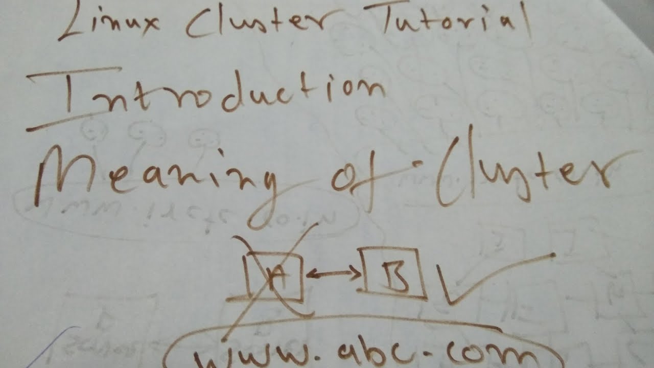 Linux Clustering Tutorial in Hindi 01