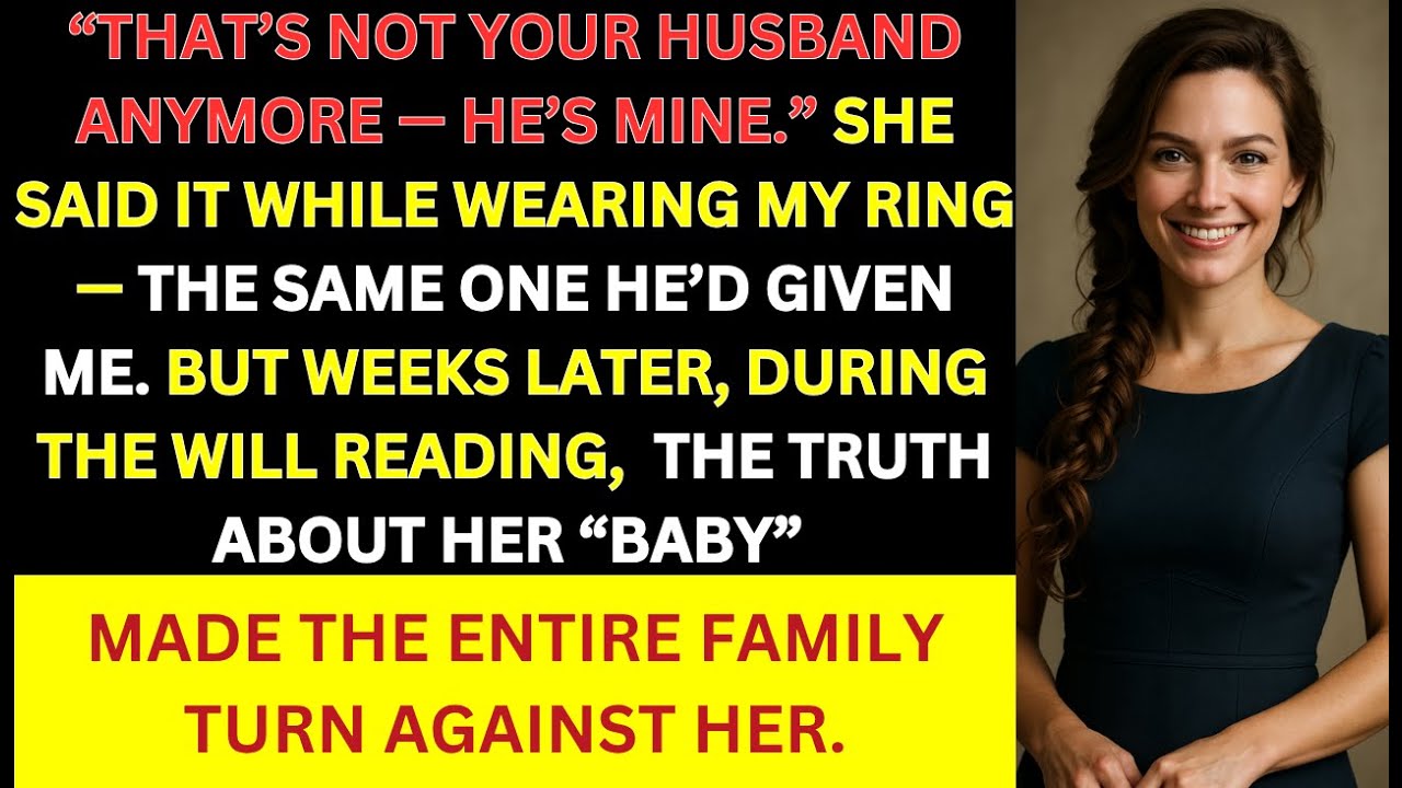 “My Sister Claimed My Husband Left Me for Her — Then the DNA Test Arrived During the Reading of...”