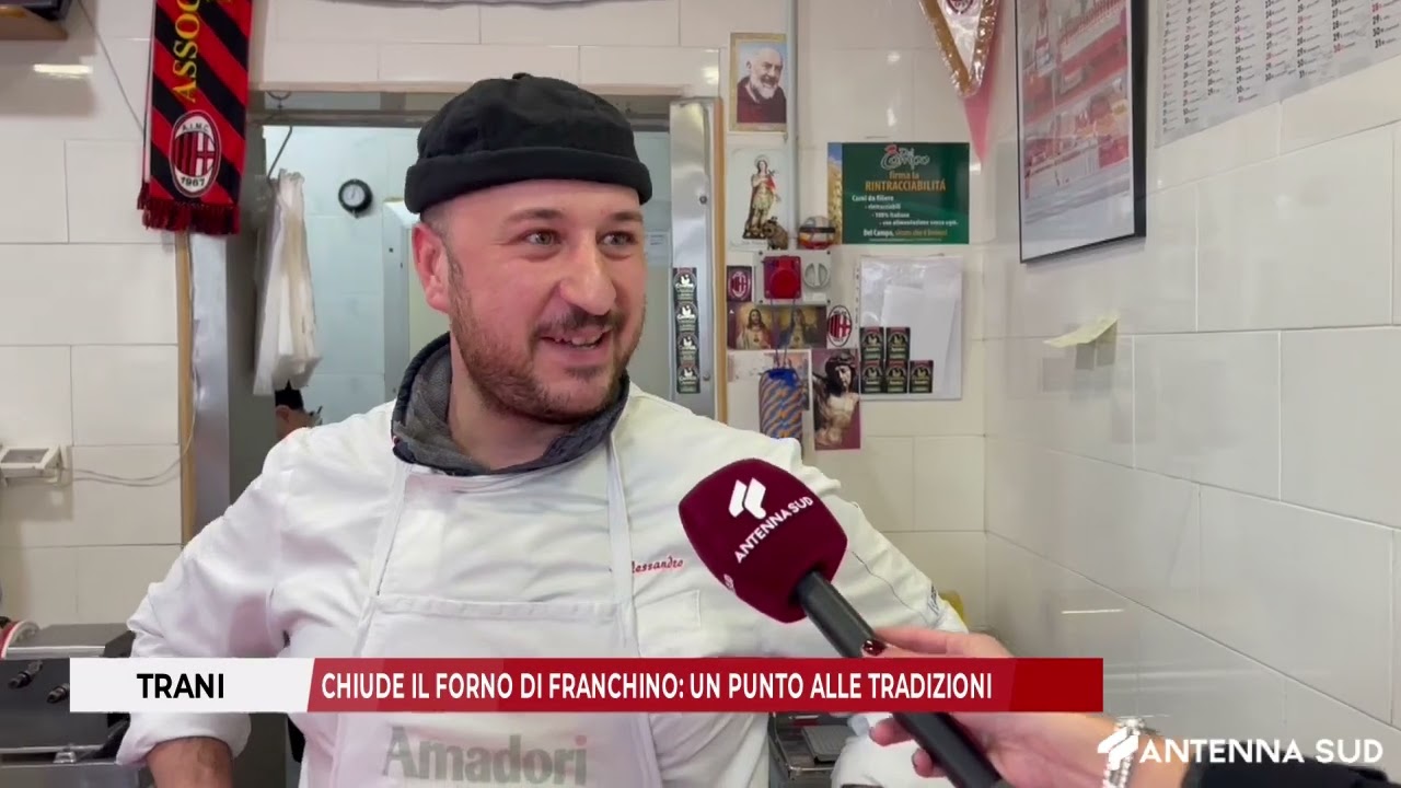 02 GENNAIO 2025 - TRANI CHIUDE IL FORNO DI FRANCHINO UN PUNTO ALLE TRADIZIONI