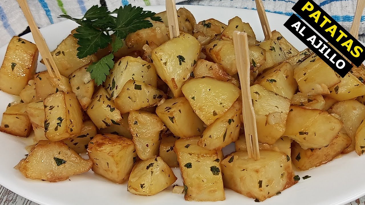 PATATAS AL AJILLO. APERITIVO TRADICIONAL. 🤩Fácil y Rápido 🤩 BRUTAL