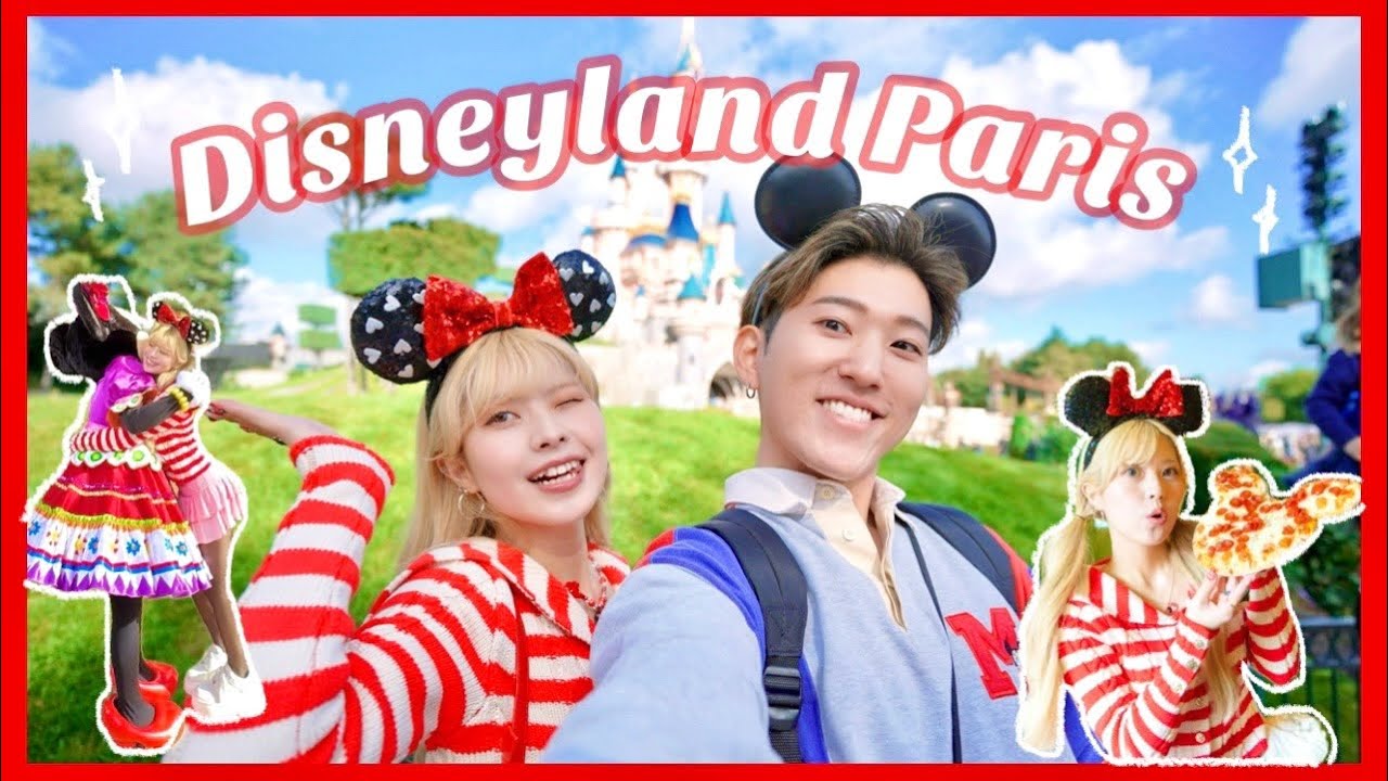 【Vlog】夢のディズニーランドパリで過ごす1日が幸せすぎた！！