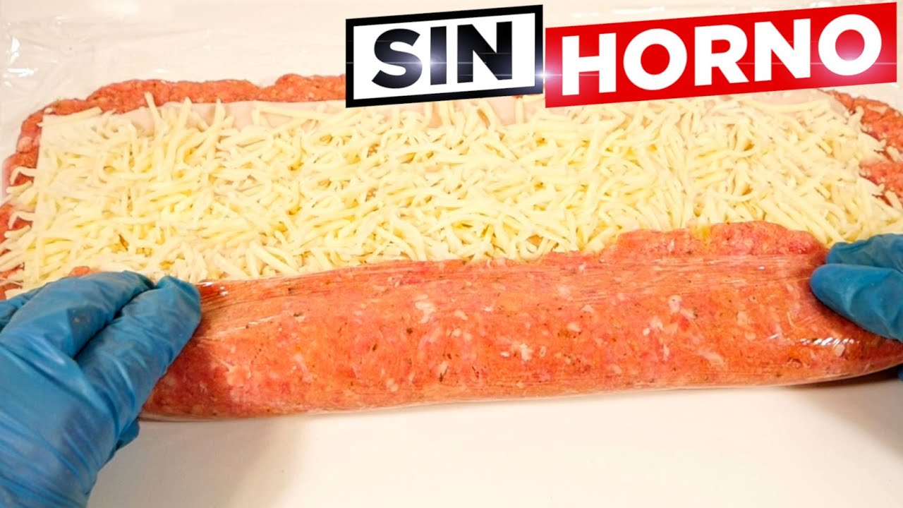 ROLLO de CARNE RELLENO SIN HORNO,😍😋 INGREDIENTES sencillos y muy fácil. ¡Le encanta a todos!
