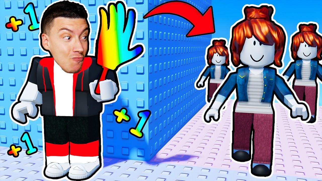 Chaque seconde +1 PUISSANCE DE GIFLE dans Roblox...