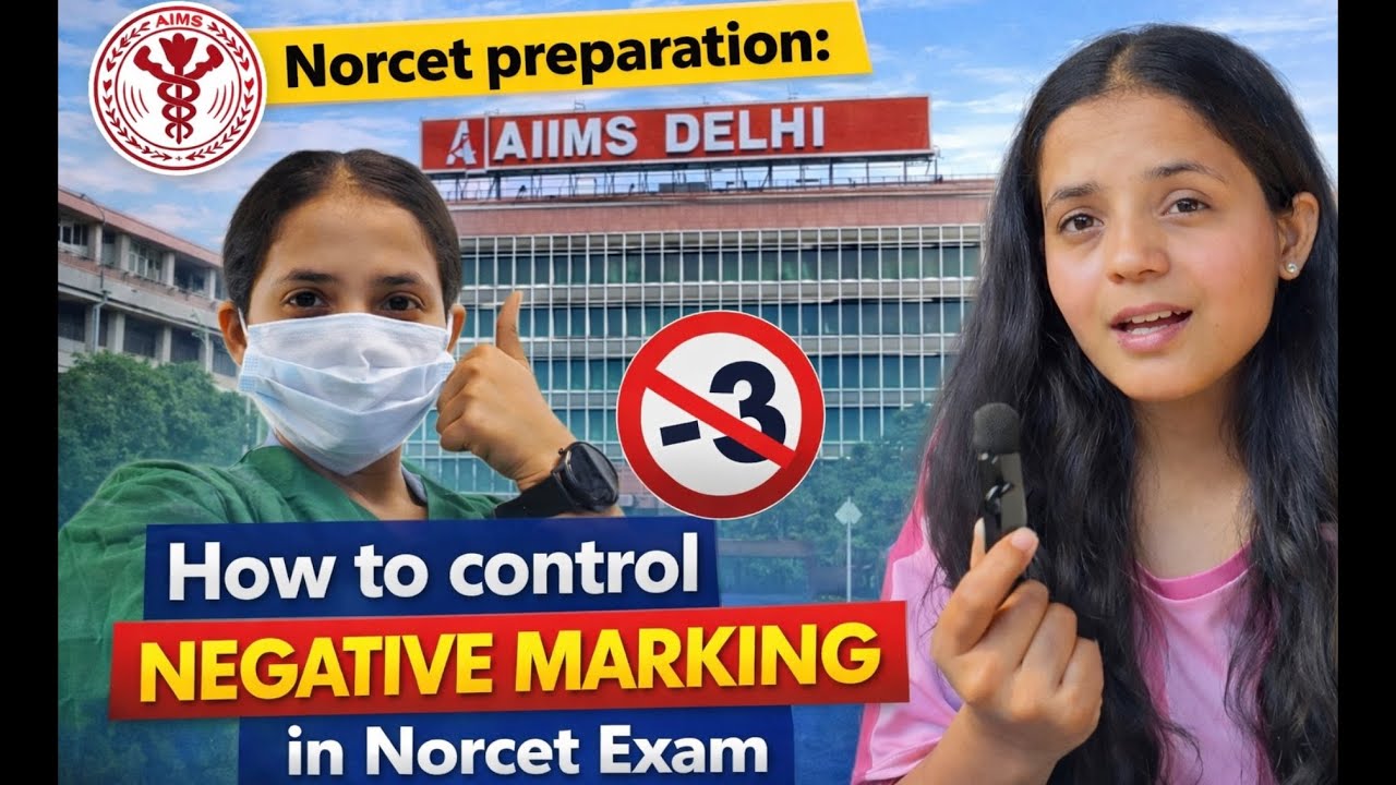 Norcet preparation: how to control negative marking in norcet exam🎯 🧠 